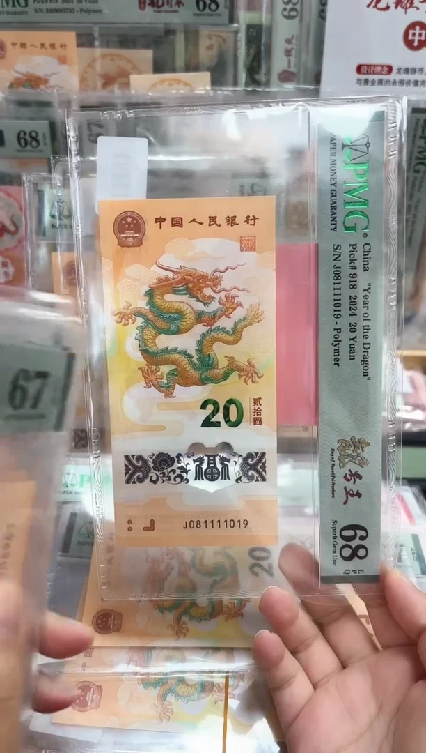 塑料24年龙钞J081111019-PMG68