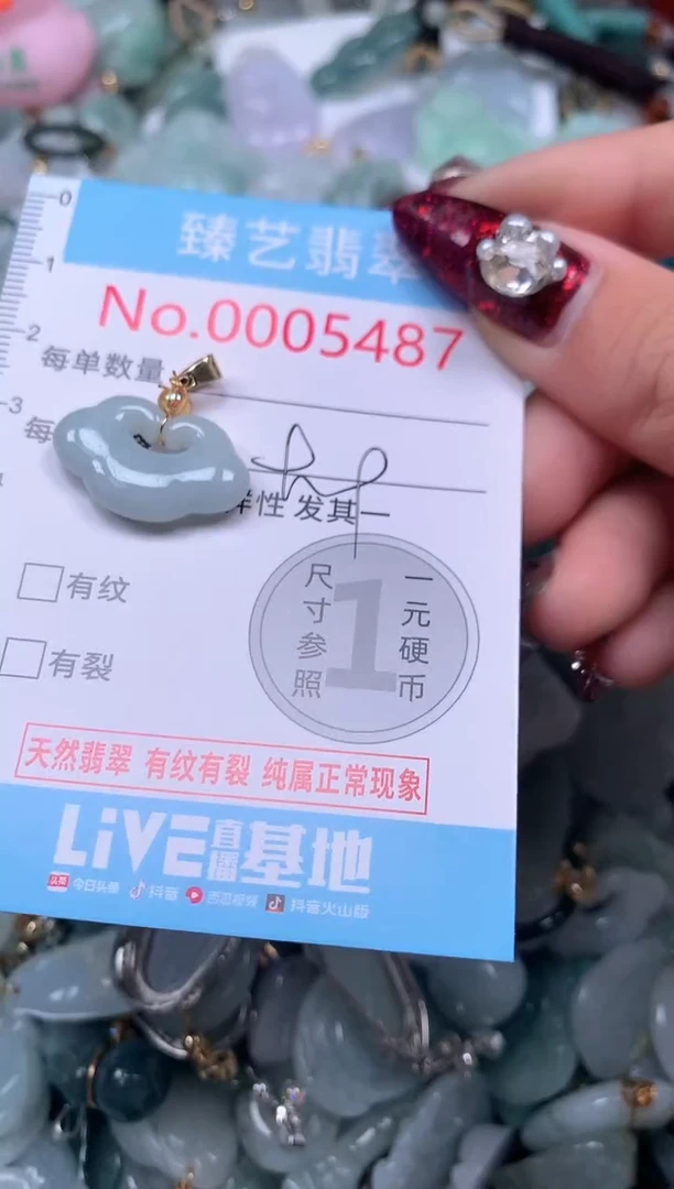 颈饰未镶嵌翡翠5487