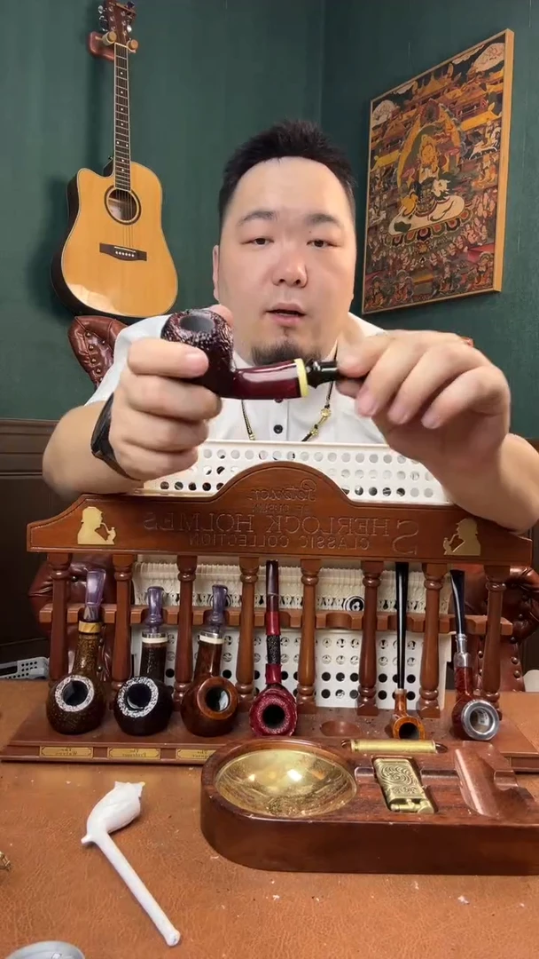 石楠木木雕款意大利进口石楠木烟斗