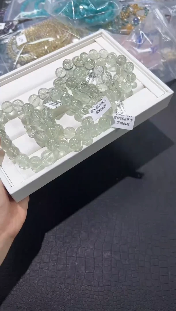 水晶手链未镶嵌36w多样性发其一【1条】默认微瑕13mm