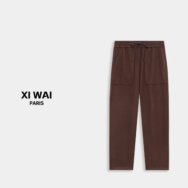 高级男装 秋冬新品25s 休闲裤TASMANIA170s纯羊毛14微米套装 7053