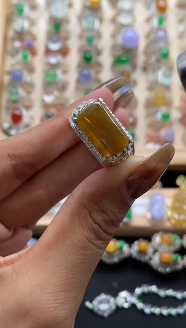 未镶嵌戒指翡翠缅甸天然A货翡翠