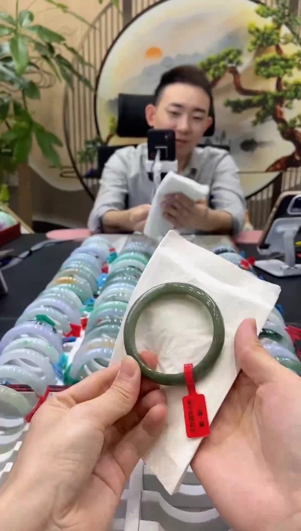 未镶嵌手镯翡翠9520