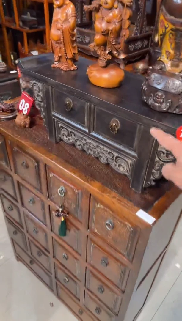 木木头款小叶紫檀翘头小二联698