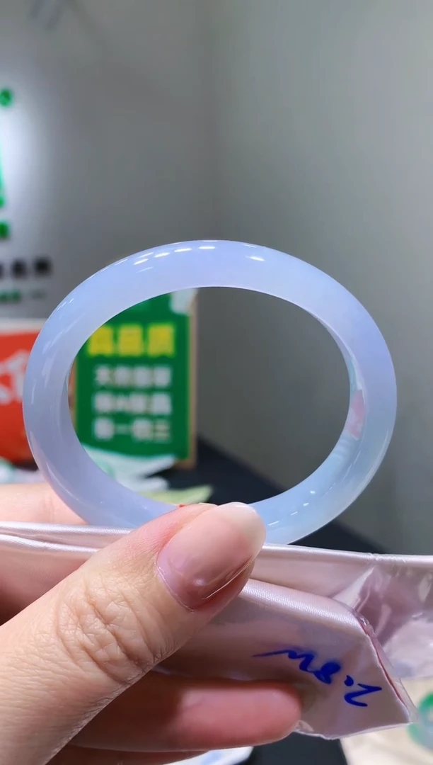 未镶嵌手镯（贵妃镯）翡翠k373天然A货缅甸翡翠56