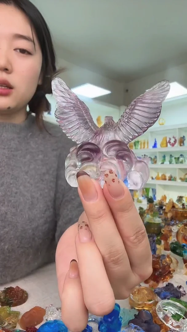 手工艺品琉璃大展鸿图