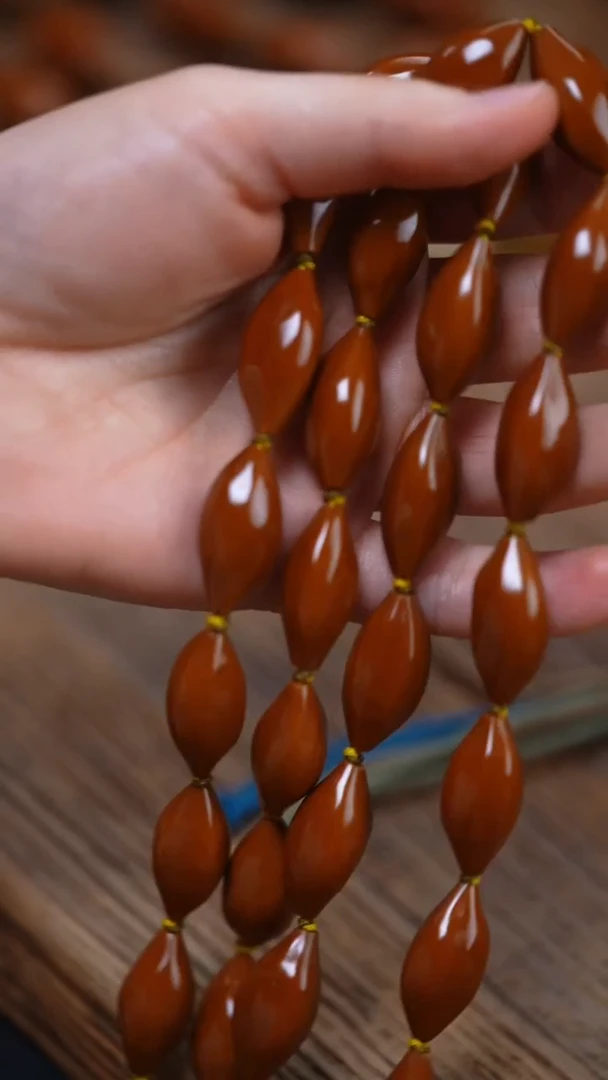 橄榄核手串/手链柳叶脖挂 12mm  30籽