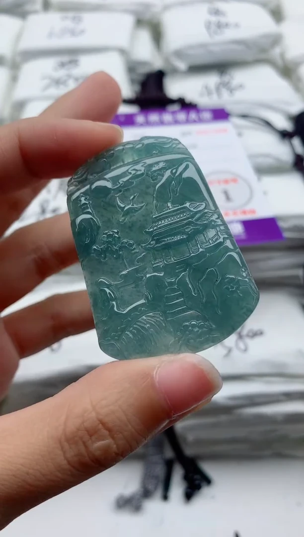 翡翠未镶嵌颈饰88888888