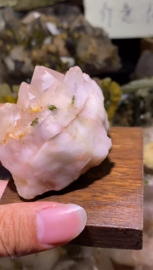 未镶嵌珠宝半成品水晶109号 134克 莫奈花园水晶