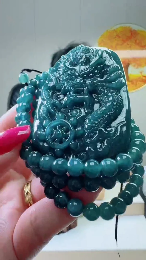 颈饰未镶嵌翡翠天然A货翡翠  多样性随机发其一