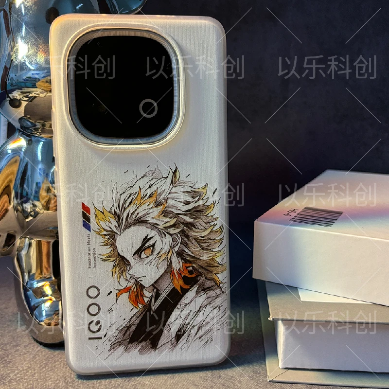 鬼灭之刃炎柱适用于vivo iqoo系列13原装材质手机壳软保护套
