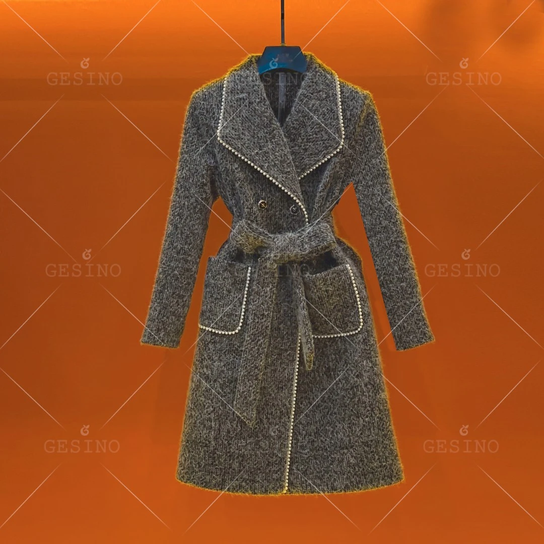 【关关】秋冬高奢限定款|优雅气质轻奢款法式设计外套G-0288