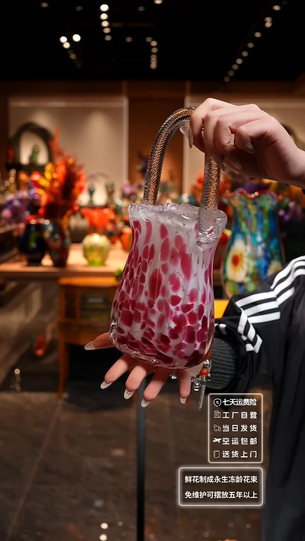 【闪购商品】琉璃非遗原创手作艺术摆件花瓶