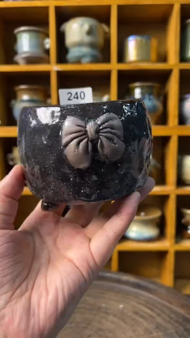 240 内口8【喵喵推荐手工盆】