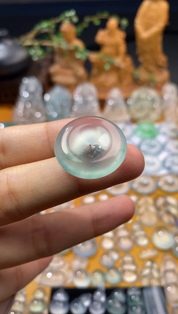 吊坠(不含链)未镶嵌翡翠平安扣