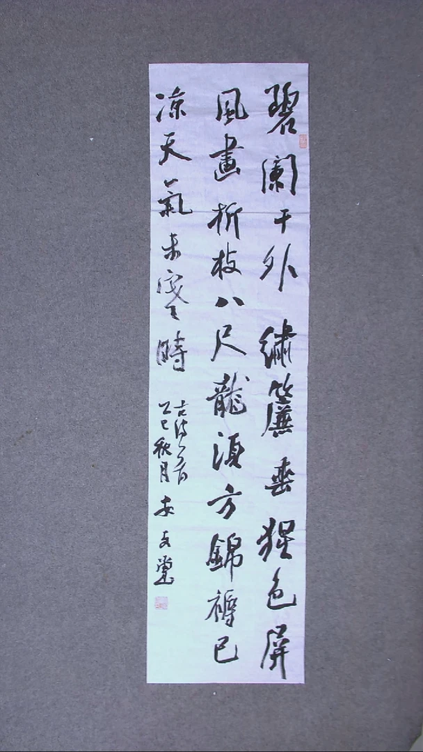 书法安文玺 甘肃武威138*34四平尺