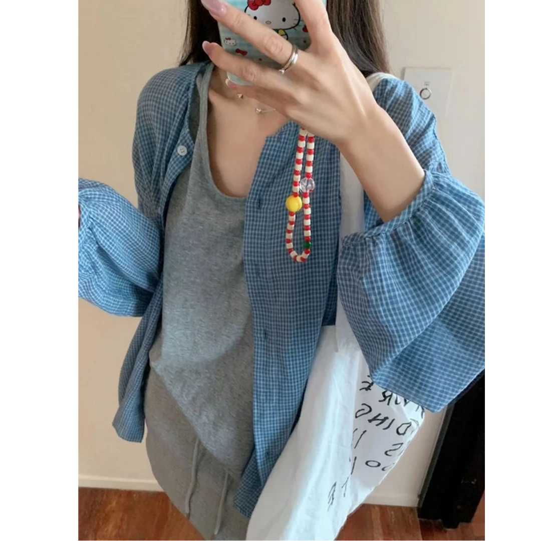 夏日轻薄防晒衬衫女2025新款爆款夏季韩系宽松慵懒松弛感上衣外套