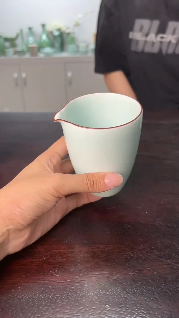 龙泉云间青瓷小米茶器