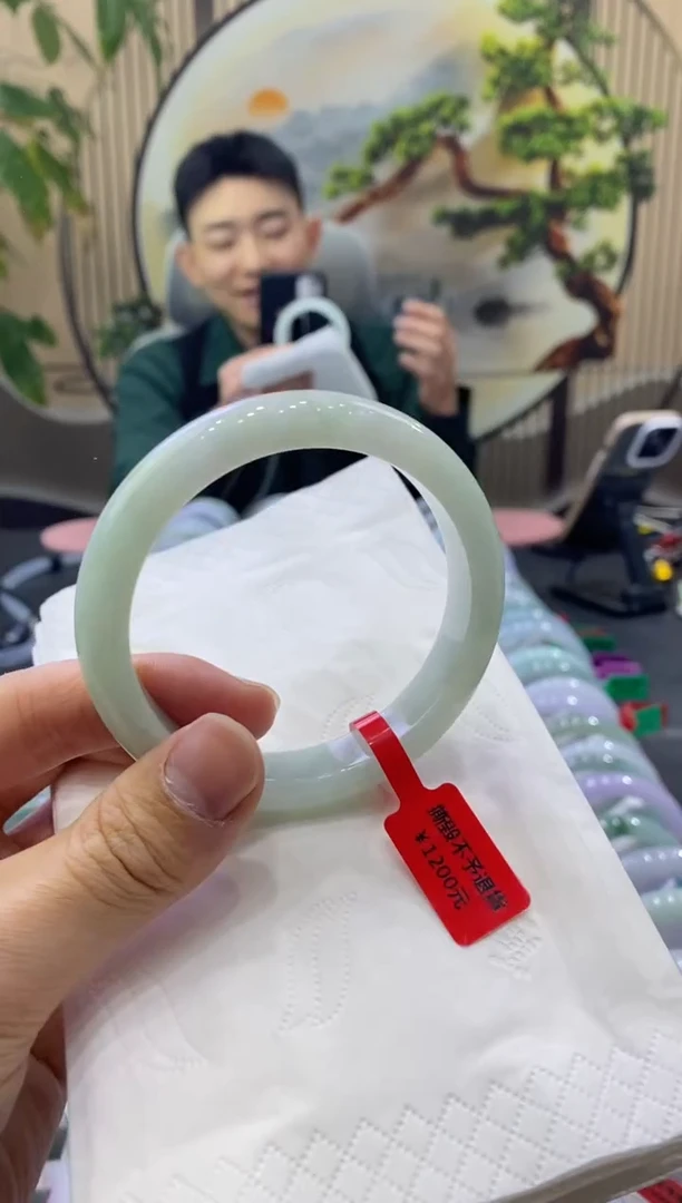 未镶嵌手镯翡翠3338