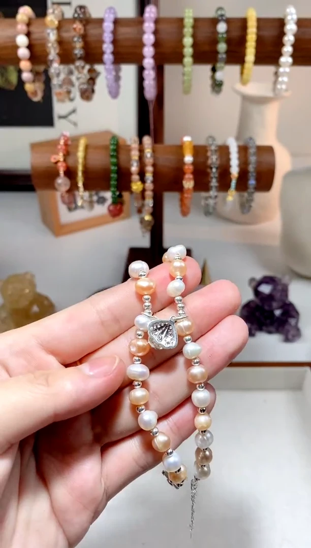 【闪购商品】水晶手链银S925镶嵌多样性发一