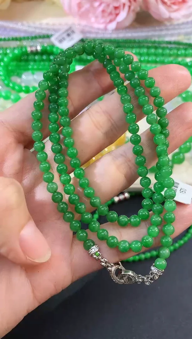 未镶嵌手串翡翠127|19800多样性发其一