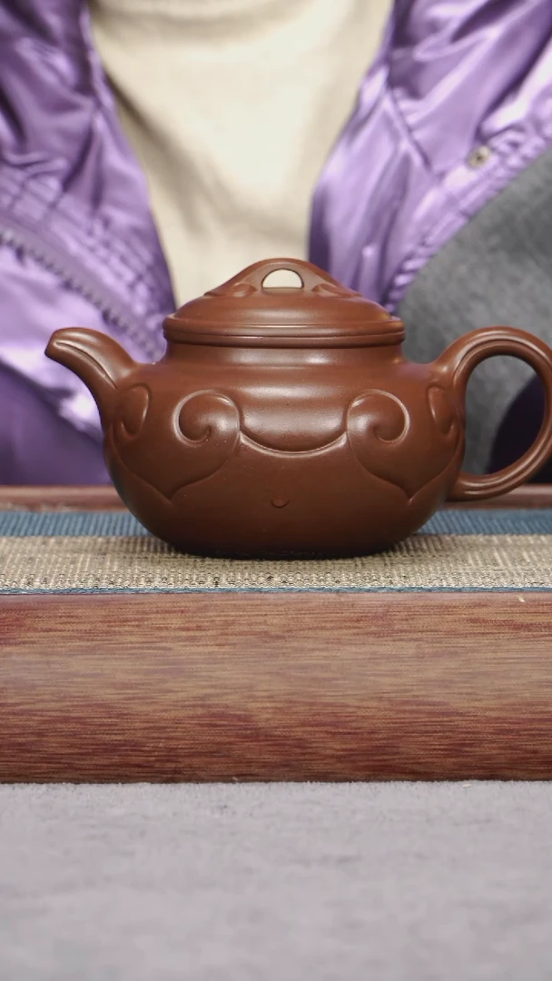 【闪购商品】紫砂茶壶底槽青 如意仿古