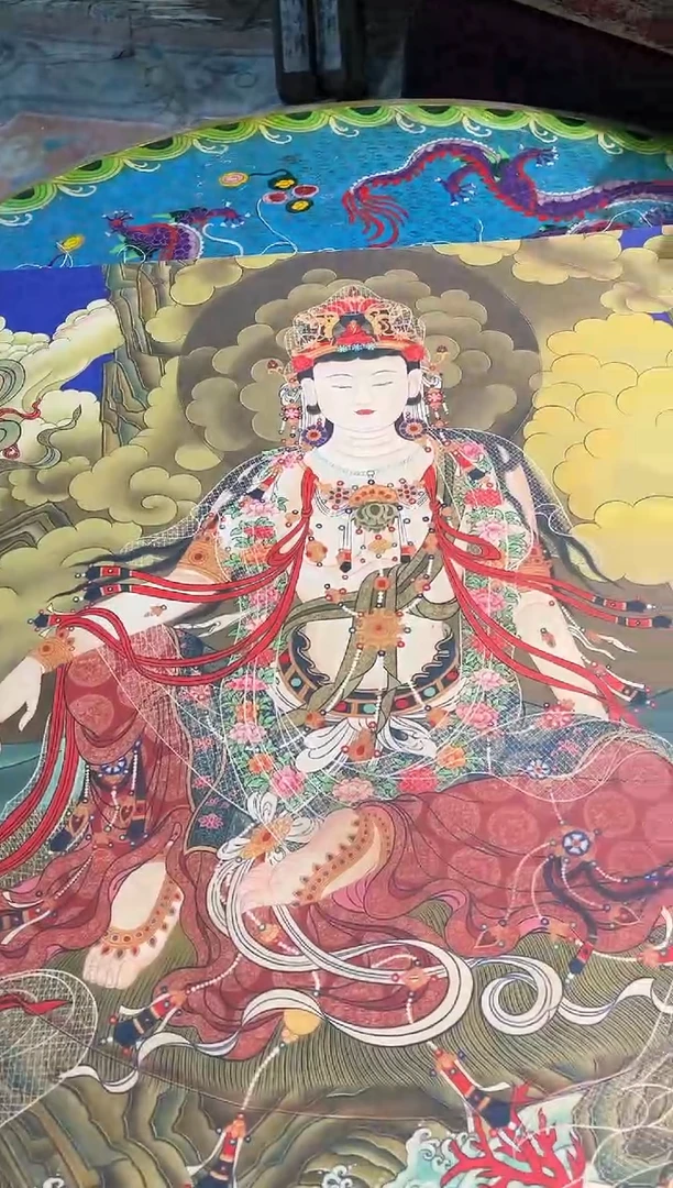 卷轴画路路的唐卡tk160