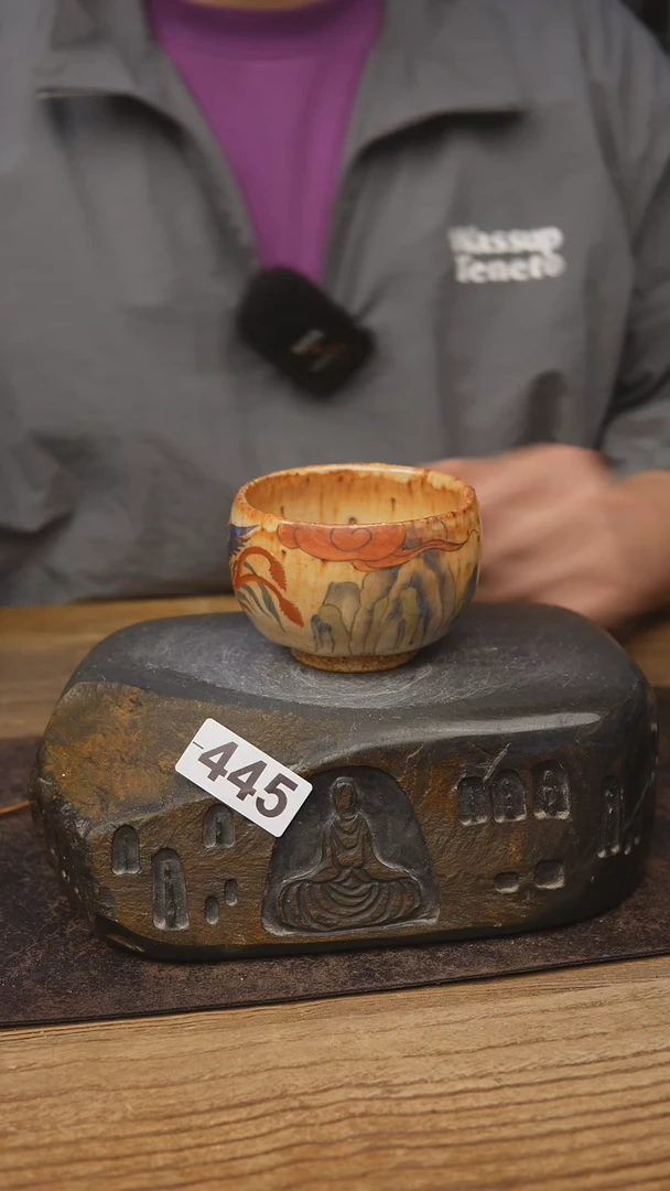 甘石陶艺志野手绘445