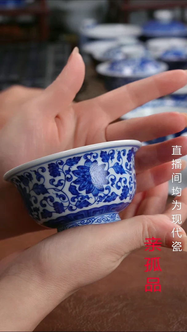 景德镇高端茶器景德镇墨奈纯手工手绘茶器