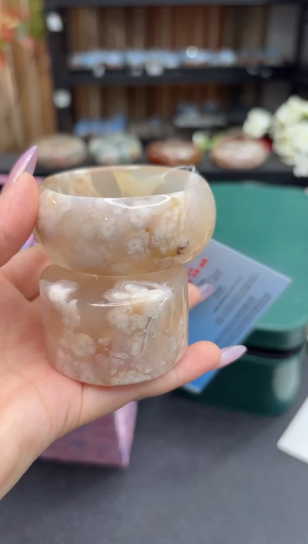 未镶嵌手镯石英质玉A376(51圈赠送镯心)