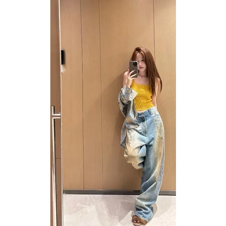 IS LULU | 短款时尚纯色百搭无袖吊带女背心打底
