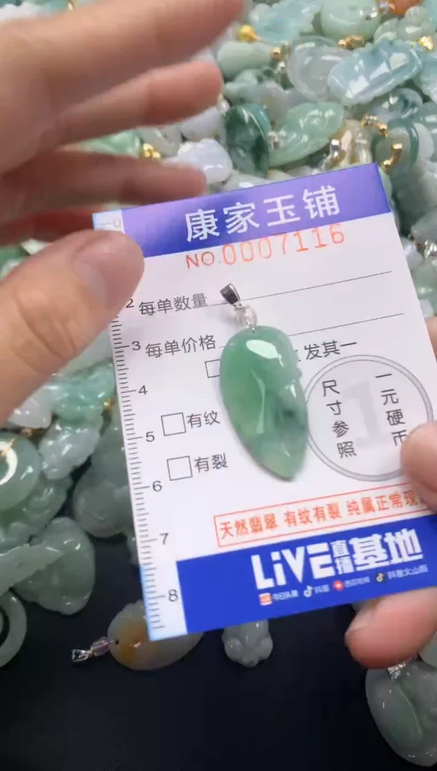 颈饰未镶嵌翡翠7116