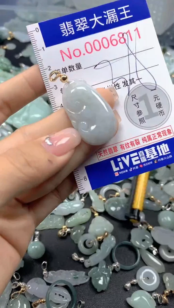 颈饰未镶嵌翡翠6811
