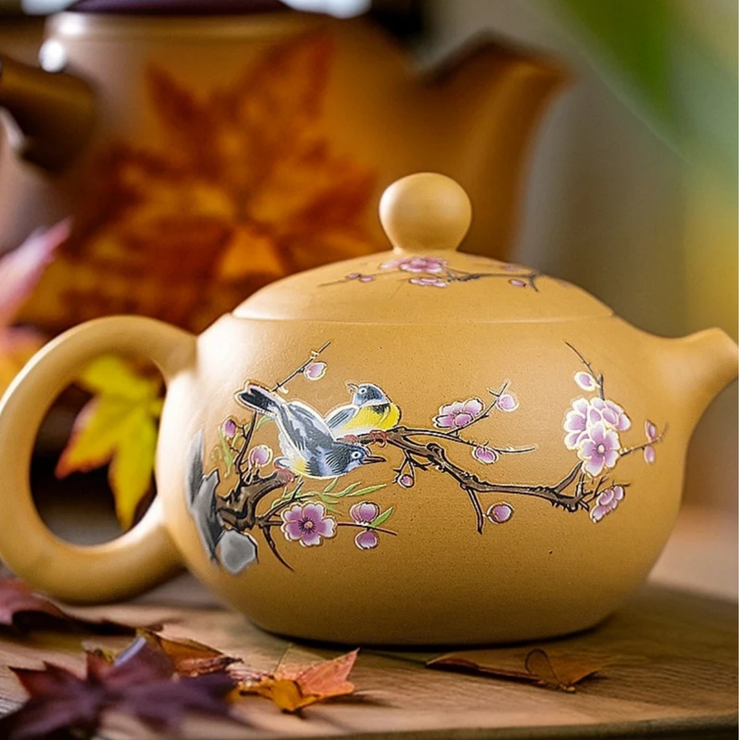 段泥喜上眉梢西施壶一壶两杯