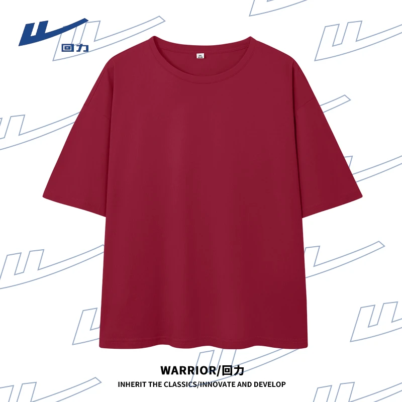 【回力】纯棉短袖T恤女2025新款夏季运动休闲高级感韩系别致上衣