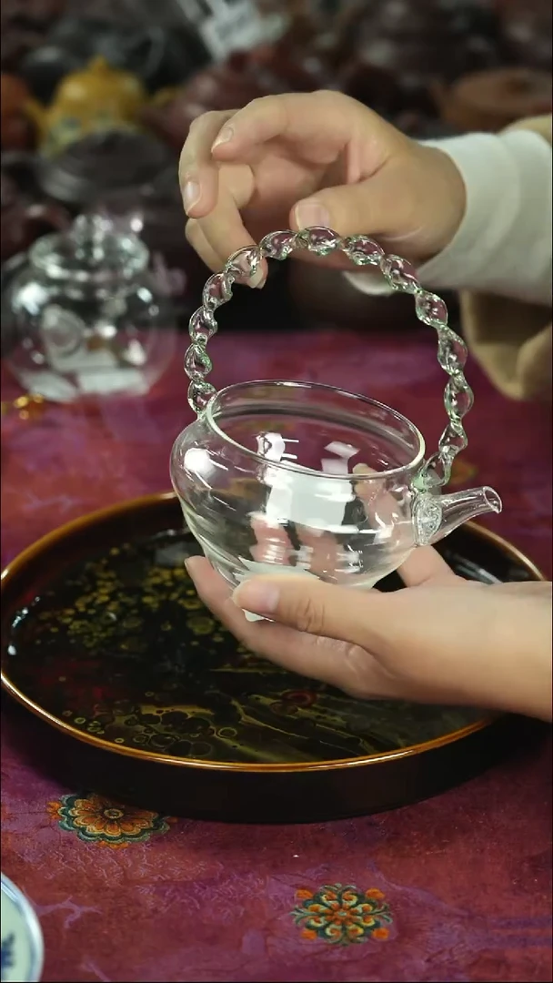 炸茶具 天冷了 围炉煮茶中~~