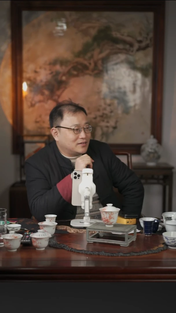 【闪购商品】杯子玩茗堂矾红竹子直口杯