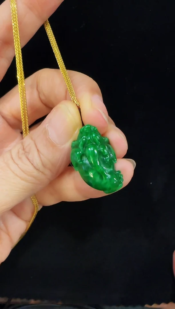 颈饰未镶嵌翡翠国风