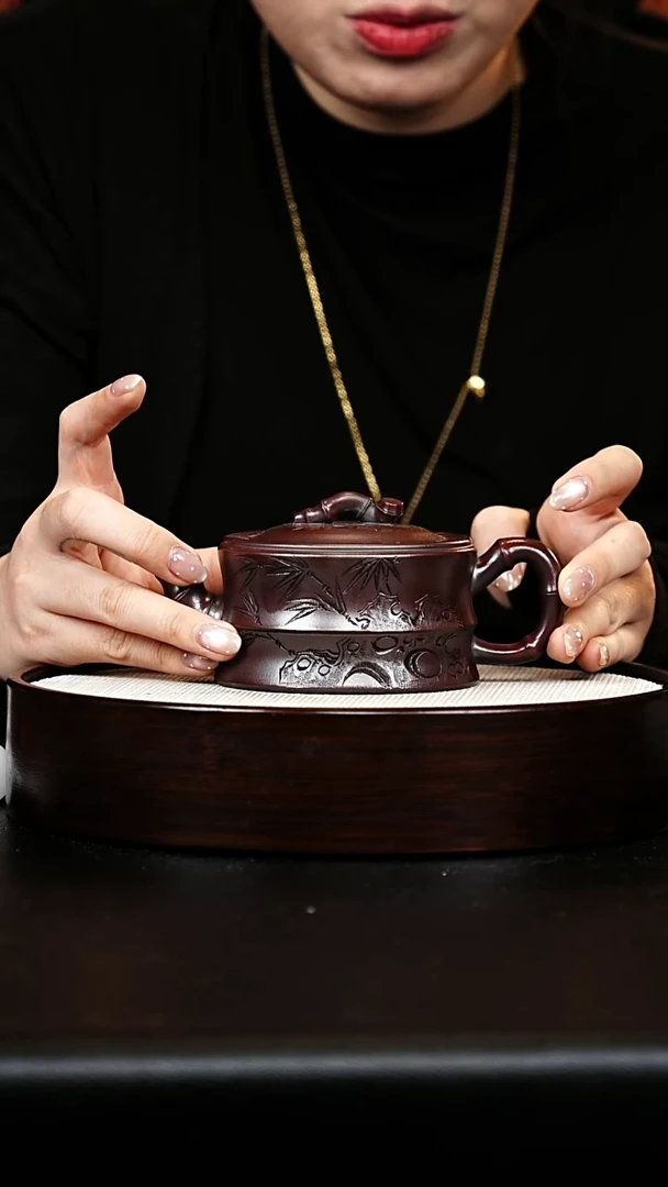 茶壶紫砂一品竹段