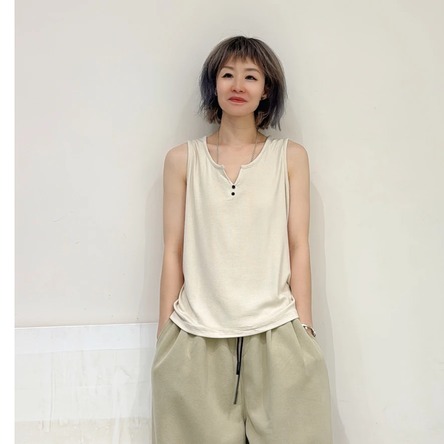 喜悦出品｜麦芽｜竖螺纹打底背心无袖内搭