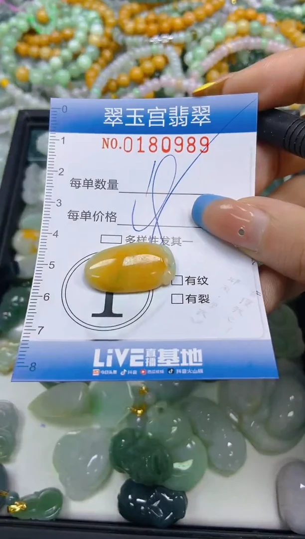 翡翠未镶嵌颈饰闪购0180989
