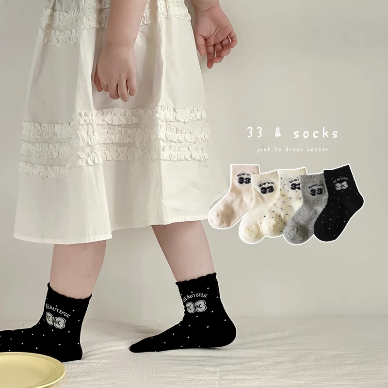 【夏季韩系简约风格链接】薄款网眼棉袜子百搭韩版袜子儿童透气童袜