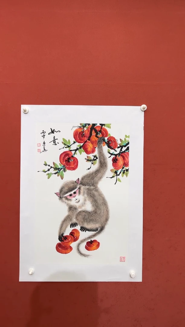 国画老师现场创作 20