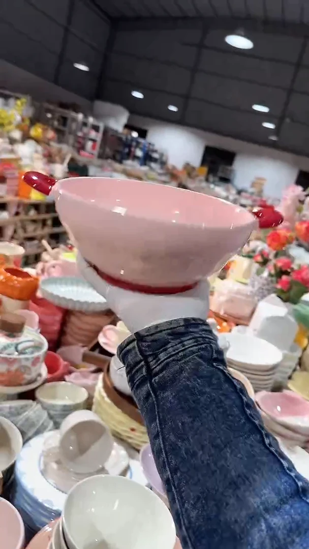 陶瓷双耳碗微瑕 凑满20元包邮