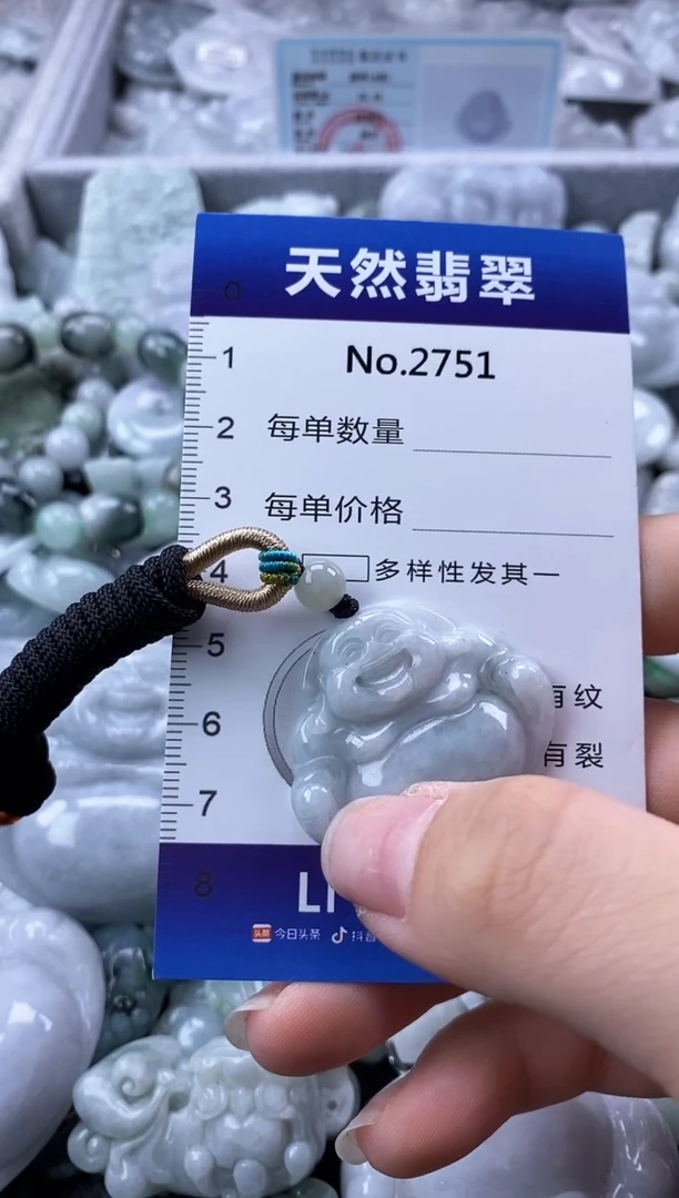 翡翠未镶嵌颈饰缅甸A货翡翠2751