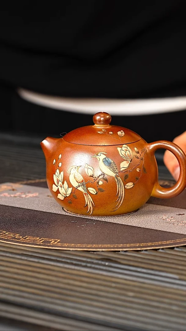 【闪购商品】紫砂茶壶ZCP 柴烧 西施 200cc