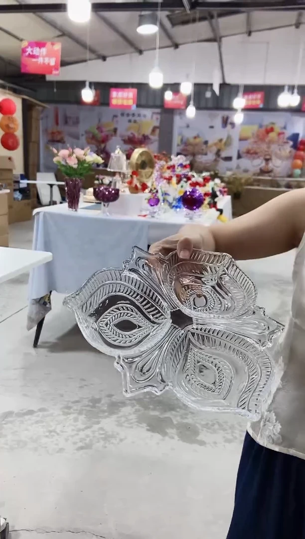 透明小号麦穗分格盘