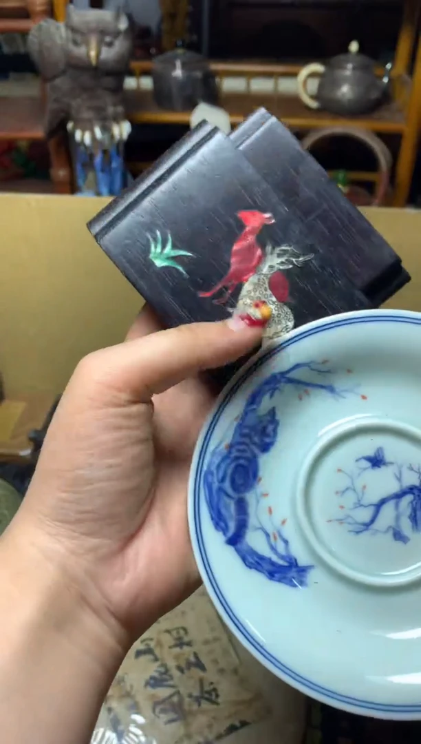 紫砂盖碗瓷器默认微瑕瓷器
