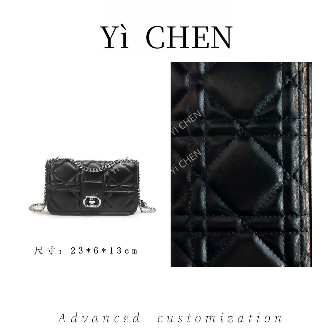 【Yì CHEN】SKL-Z8029-黑色 轻奢时尚女士新款手提单肩斜挎包
