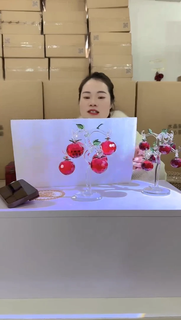 【闪购商品】无铅玻璃迪喜花器-l-早32 苹果6挂